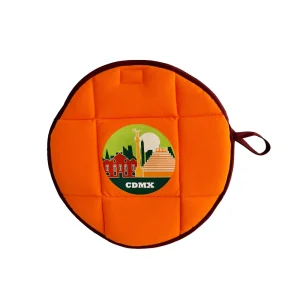 Tortillero Redondo Naranja CDMX
