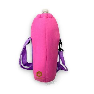 Porta Botella Térmico Liso Rosa