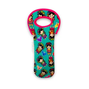 Porta Chupe Térmico Muñeca Queretana Aqua