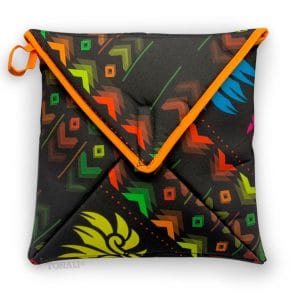 Tortillero Térmico Sobre Quetzalcóatl Negro Grande