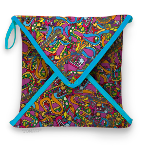 Tortillero Térmico Servilleta Serpientes Rosa