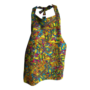 Mandil Impermeable Serpientes Amarillas Tonali